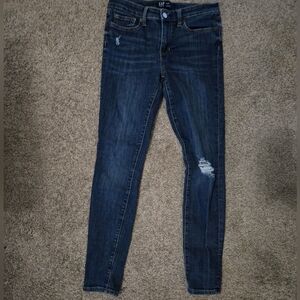 GAP Girls Dark Blue Skinny Jeans